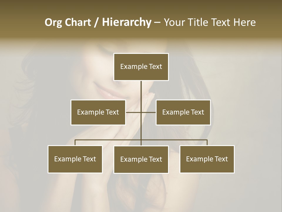 Face Brown Beautiful PowerPoint Template