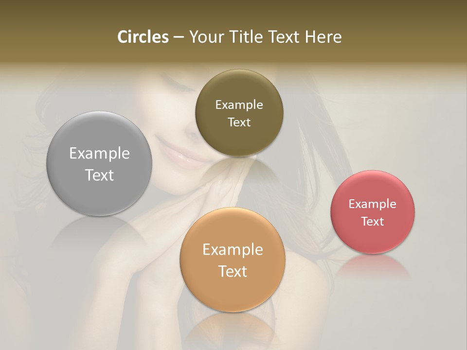 Face Brown Beautiful PowerPoint Template