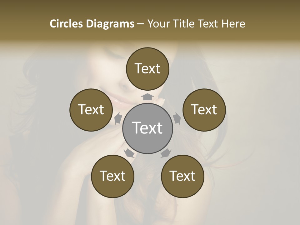 Face Brown Beautiful PowerPoint Template