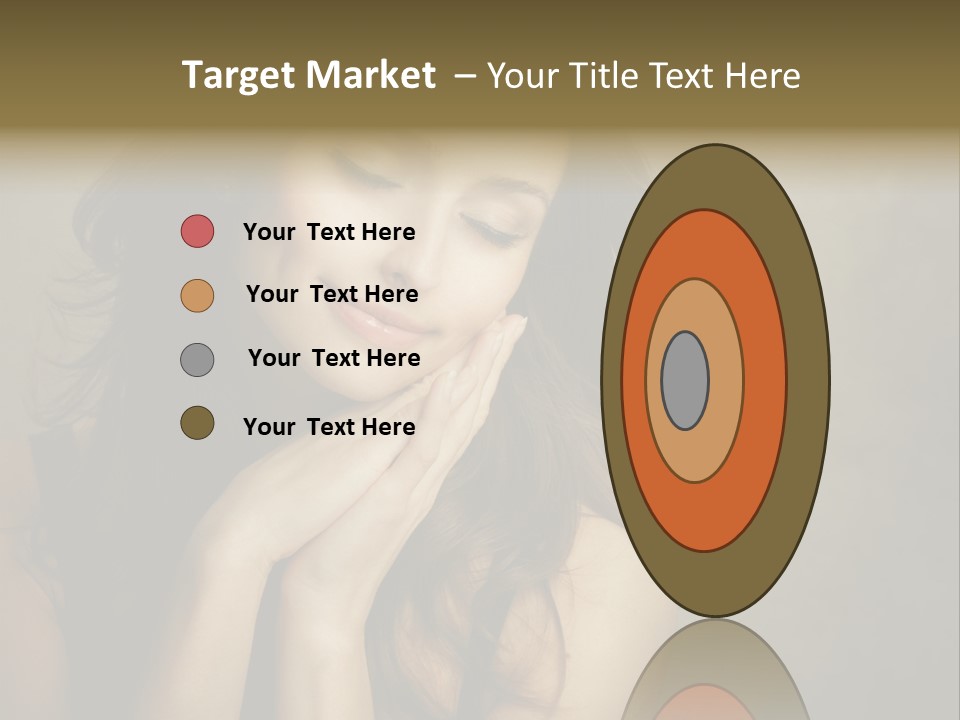 Face Brown Beautiful PowerPoint Template