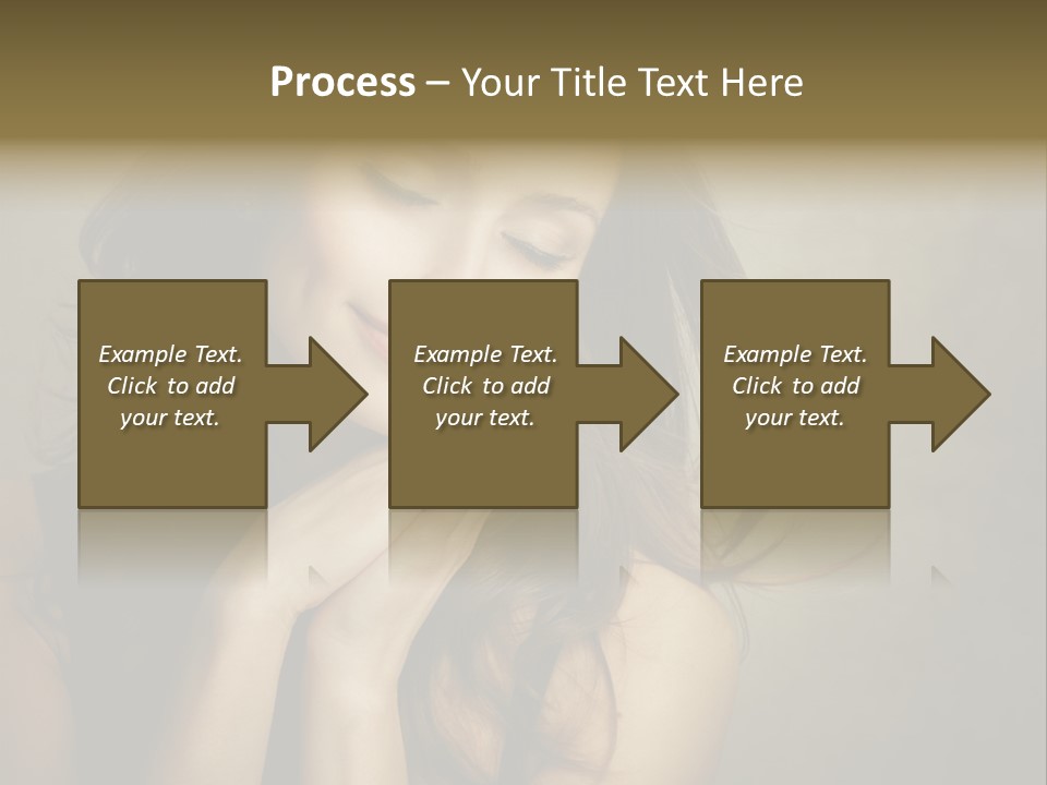 Face Brown Beautiful PowerPoint Template