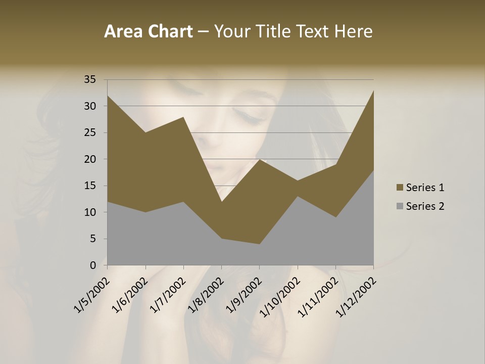 Face Brown Beautiful PowerPoint Template