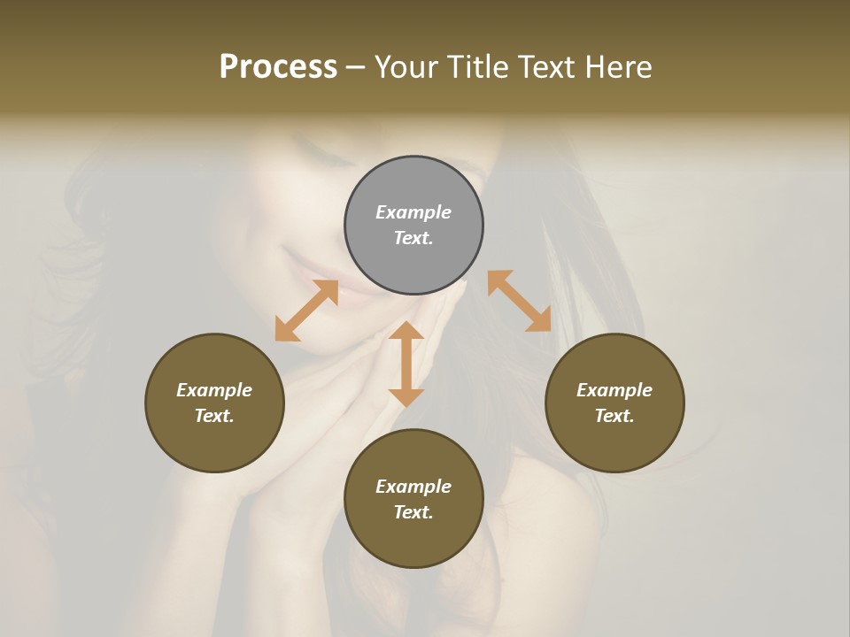 Face Brown Beautiful PowerPoint Template