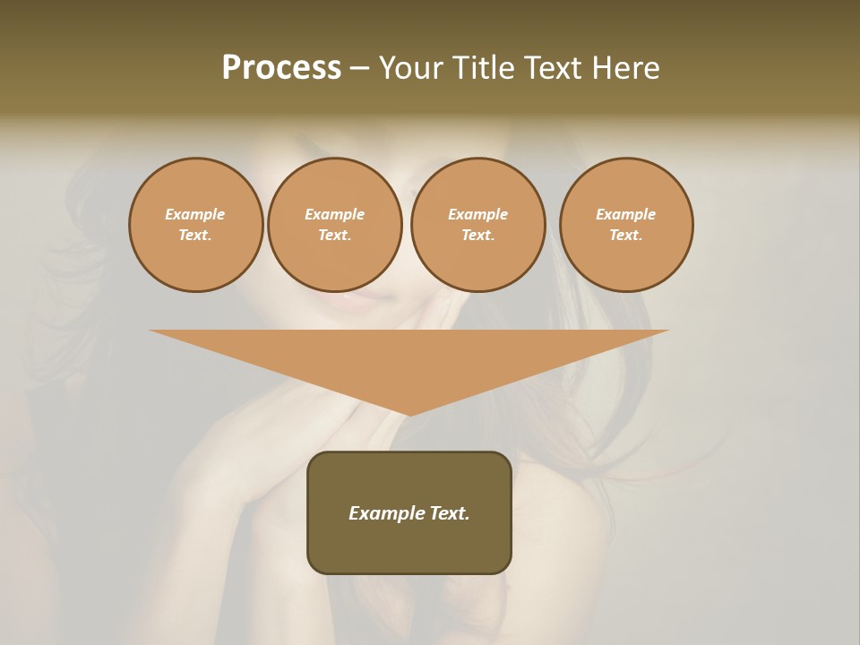 Face Brown Beautiful PowerPoint Template