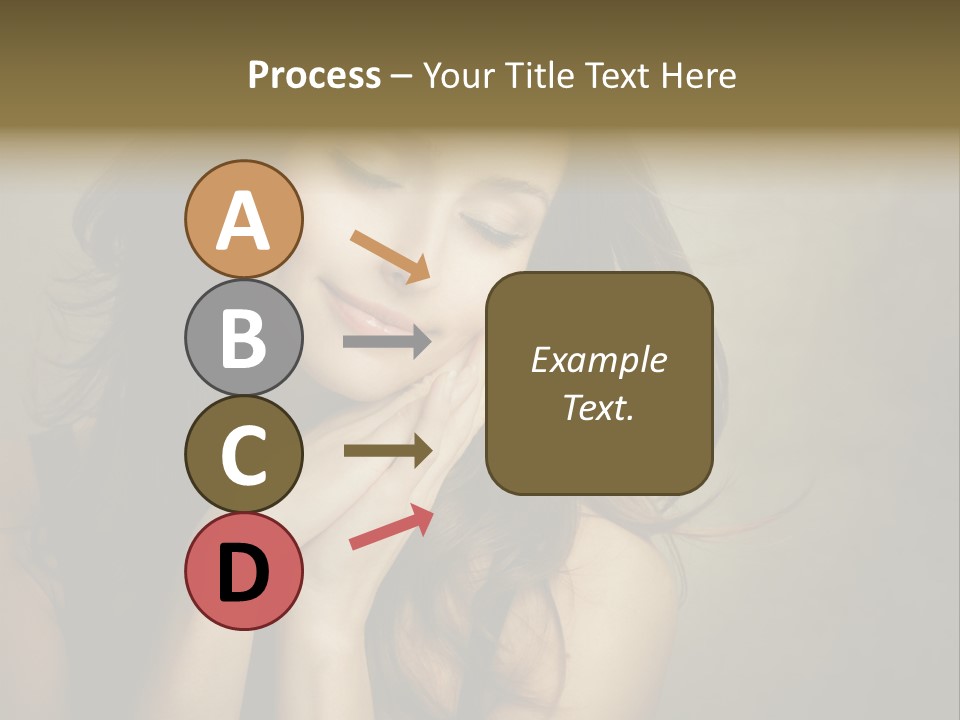 Face Brown Beautiful PowerPoint Template