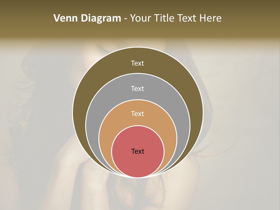 Face Brown Beautiful PowerPoint Template