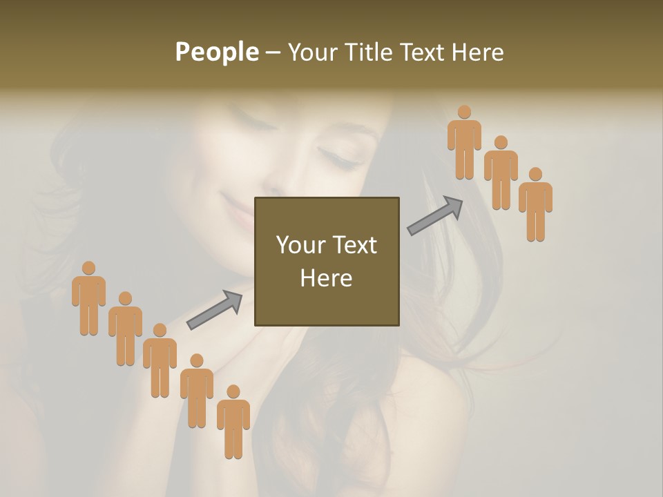 Face Brown Beautiful PowerPoint Template