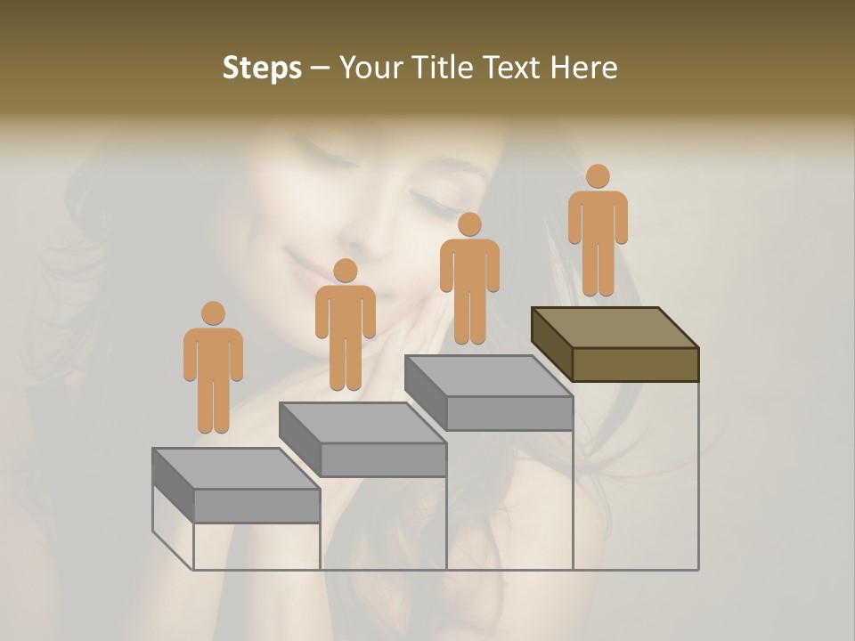 Face Brown Beautiful PowerPoint Template