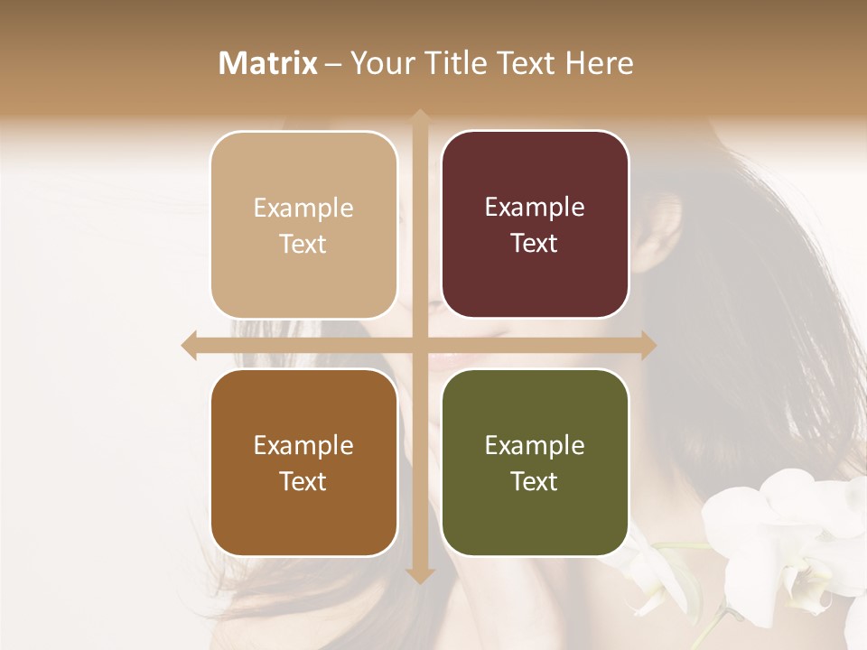 Age White Hair PowerPoint Template