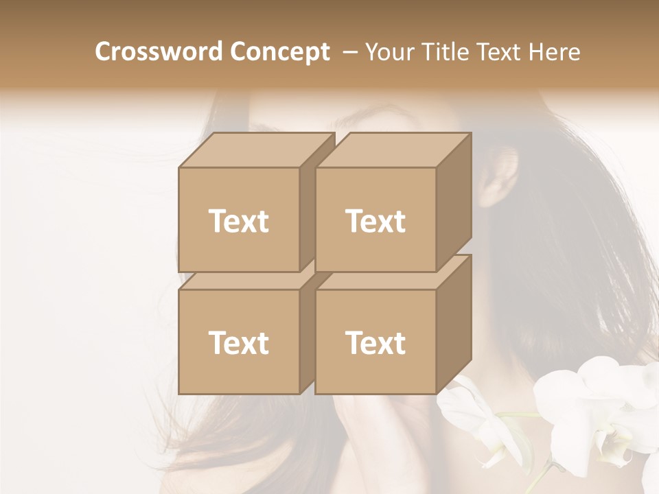 Age White Hair PowerPoint Template