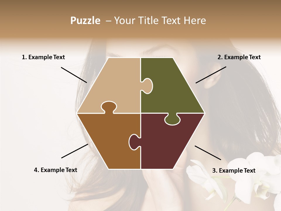 Age White Hair PowerPoint Template