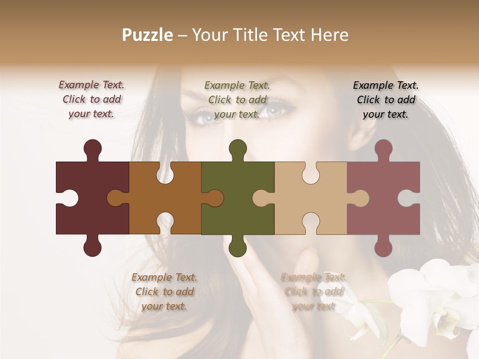 Age White Hair PowerPoint Template