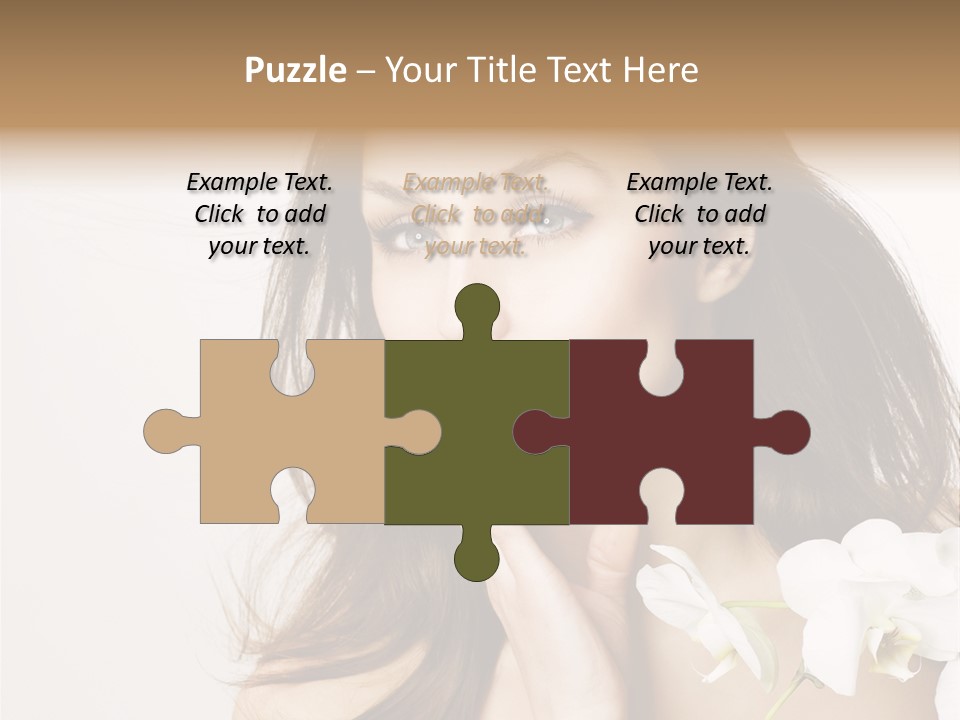 Age White Hair PowerPoint Template