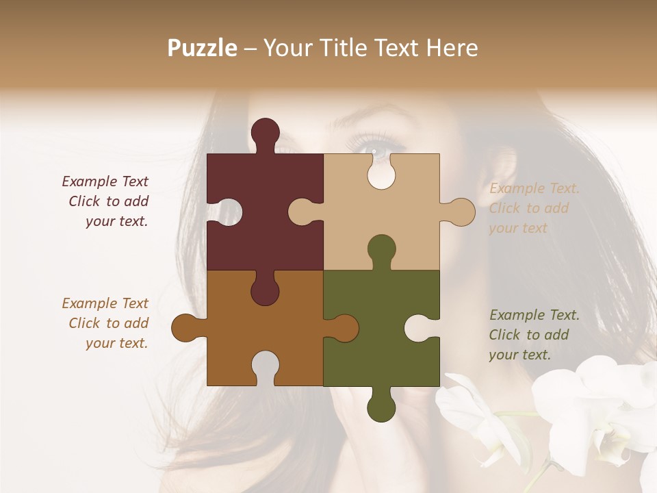 Age White Hair PowerPoint Template