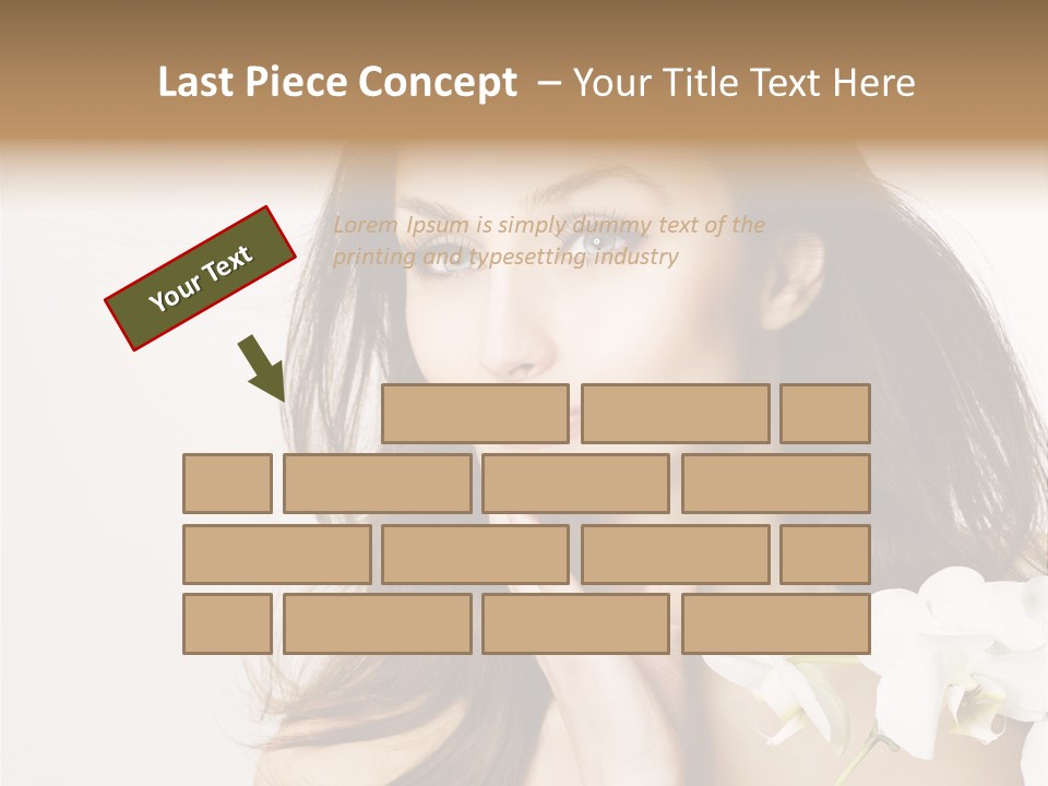 Age White Hair PowerPoint Template