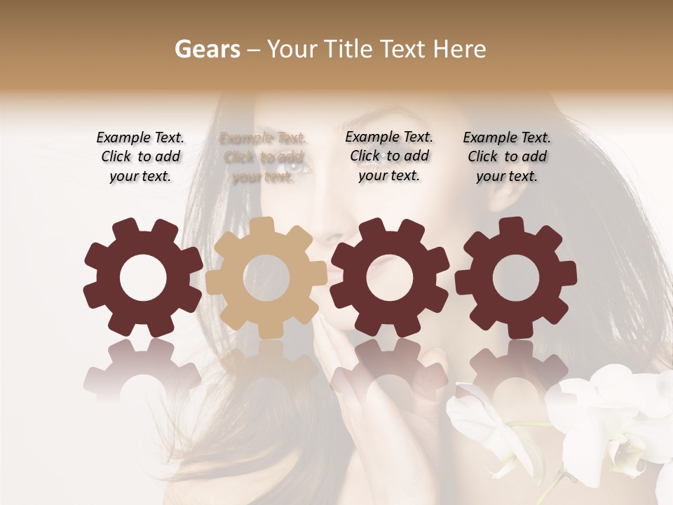 Age White Hair PowerPoint Template