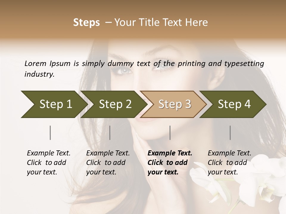 Age White Hair PowerPoint Template