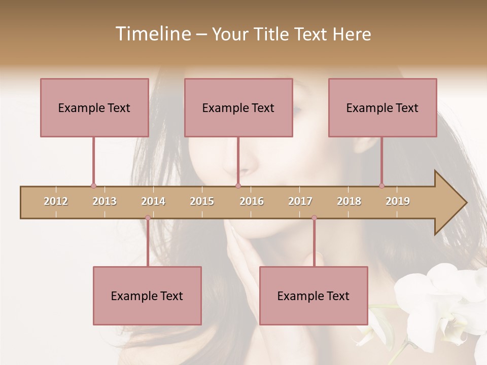 Age White Hair PowerPoint Template