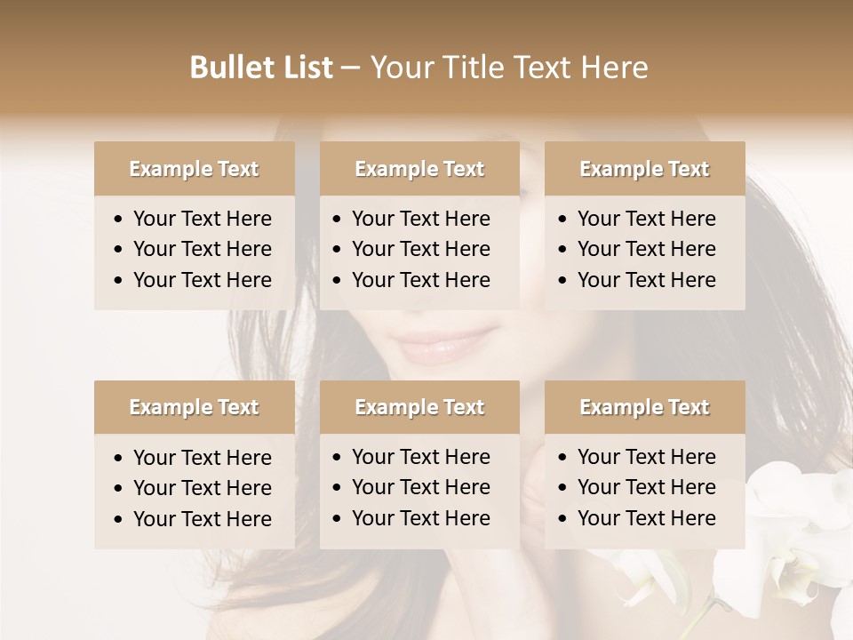 Age White Hair PowerPoint Template