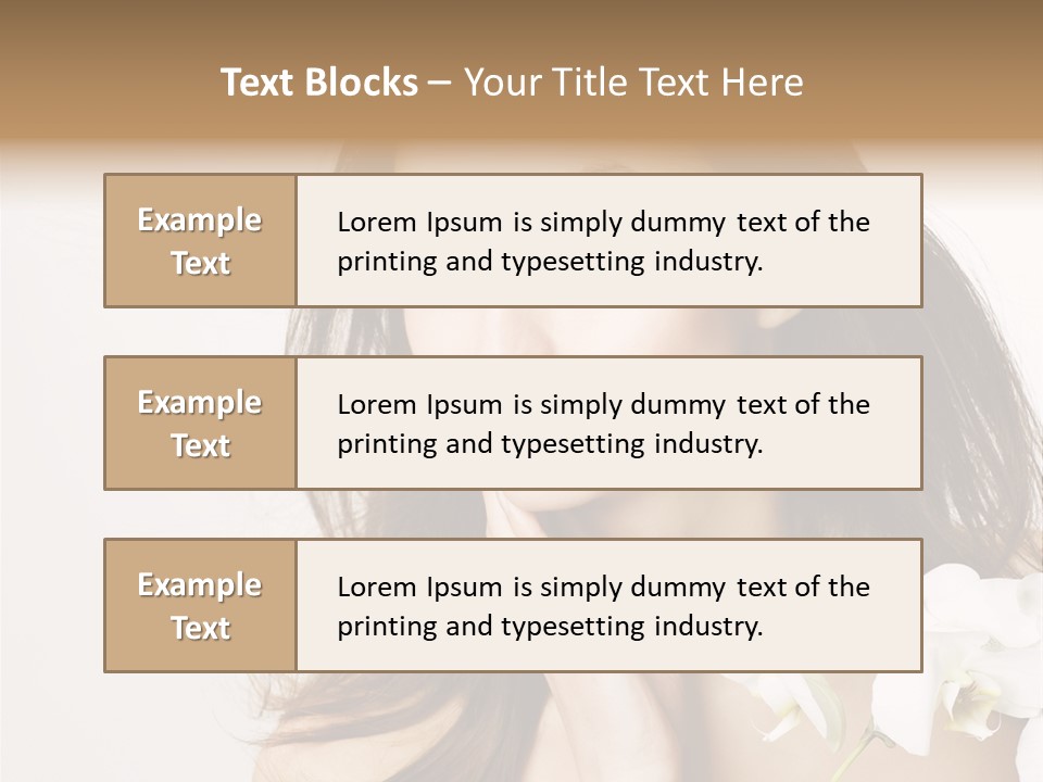 Age White Hair PowerPoint Template