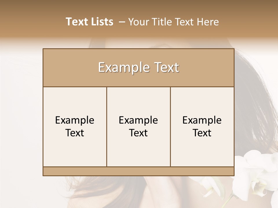 Age White Hair PowerPoint Template