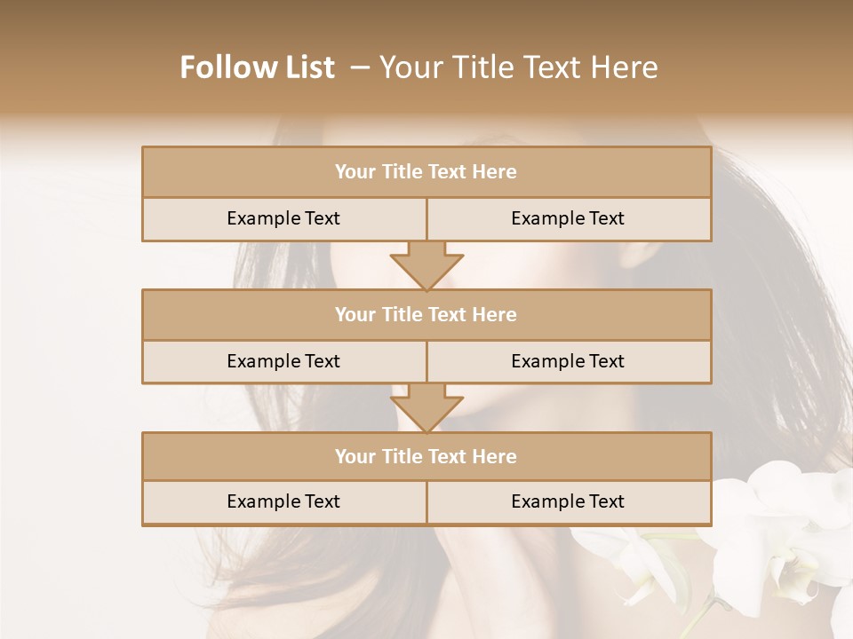 Age White Hair PowerPoint Template