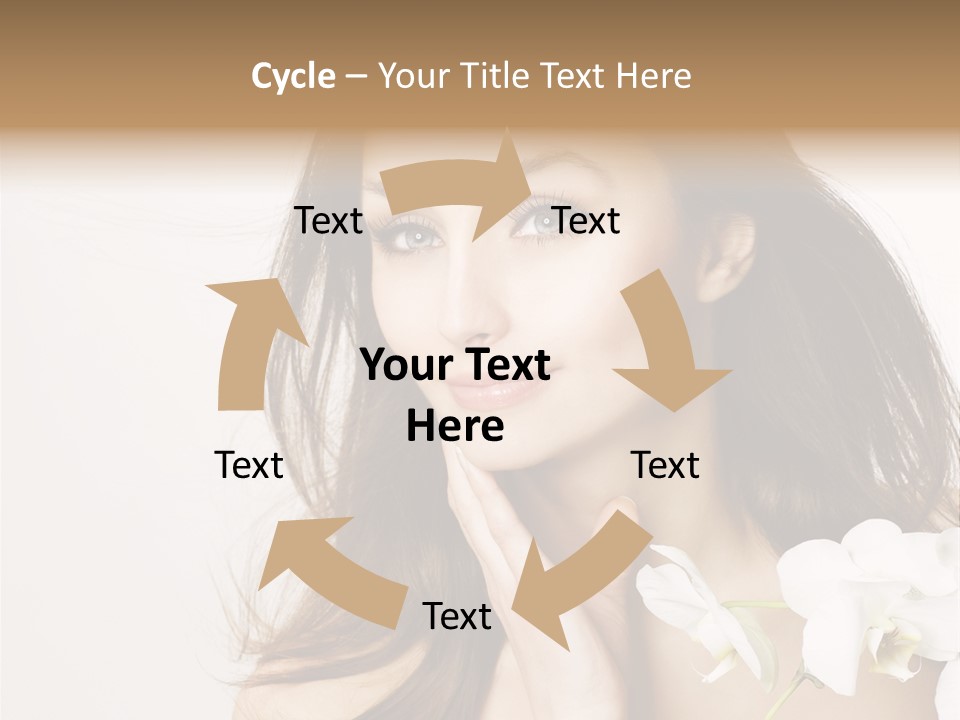 Age White Hair PowerPoint Template