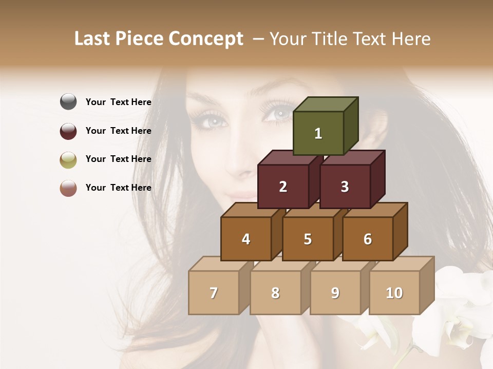 Age White Hair PowerPoint Template