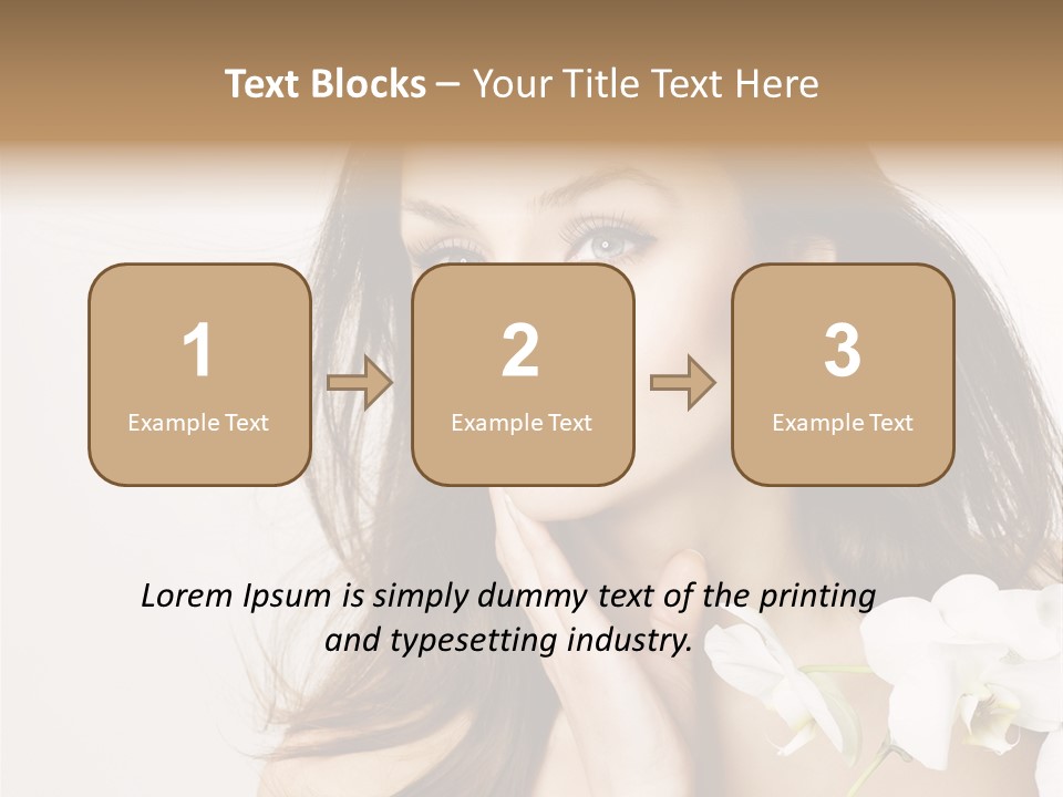 Age White Hair PowerPoint Template