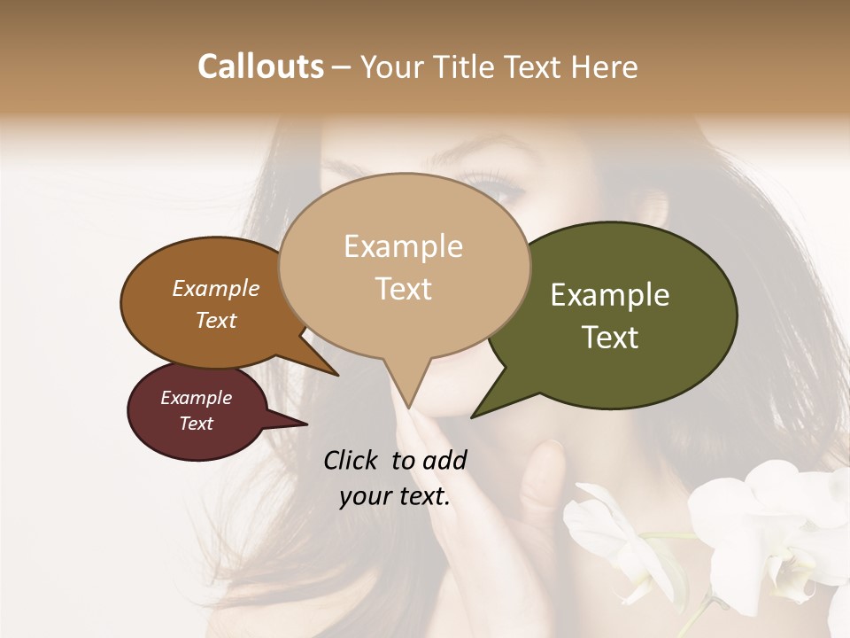 Age White Hair PowerPoint Template