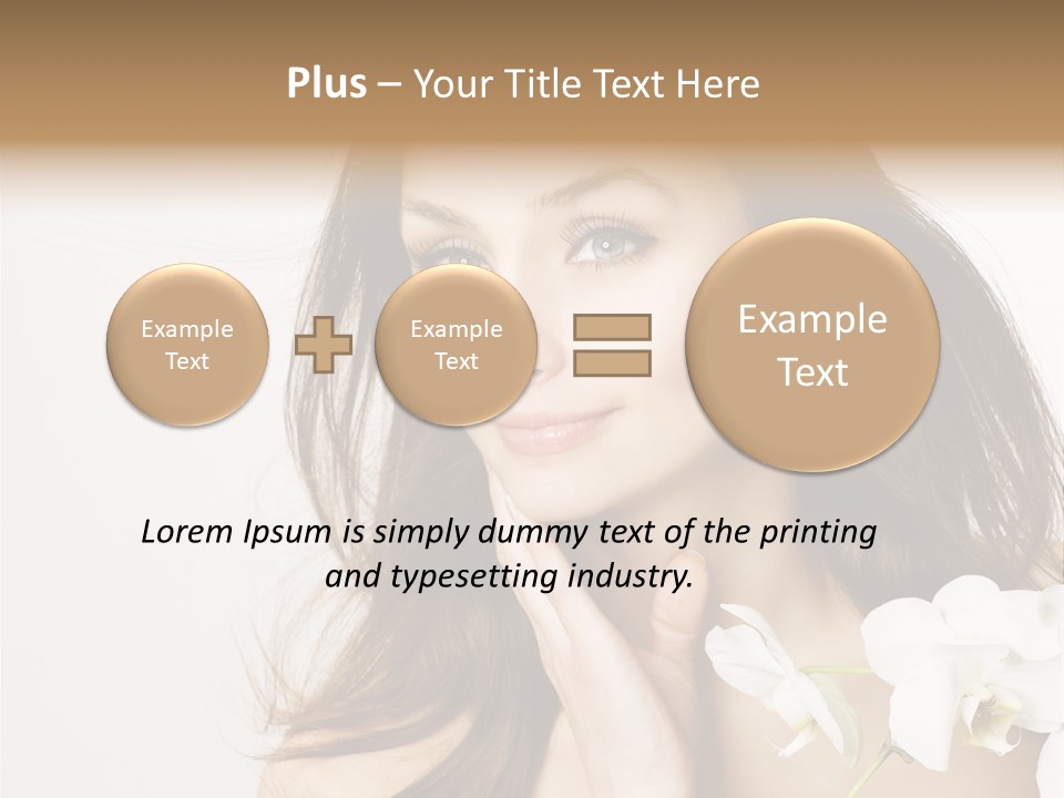 Age White Hair PowerPoint Template