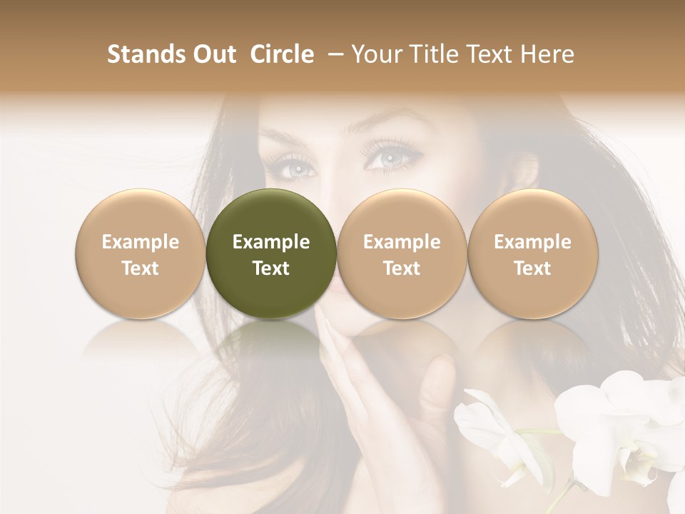 Age White Hair PowerPoint Template