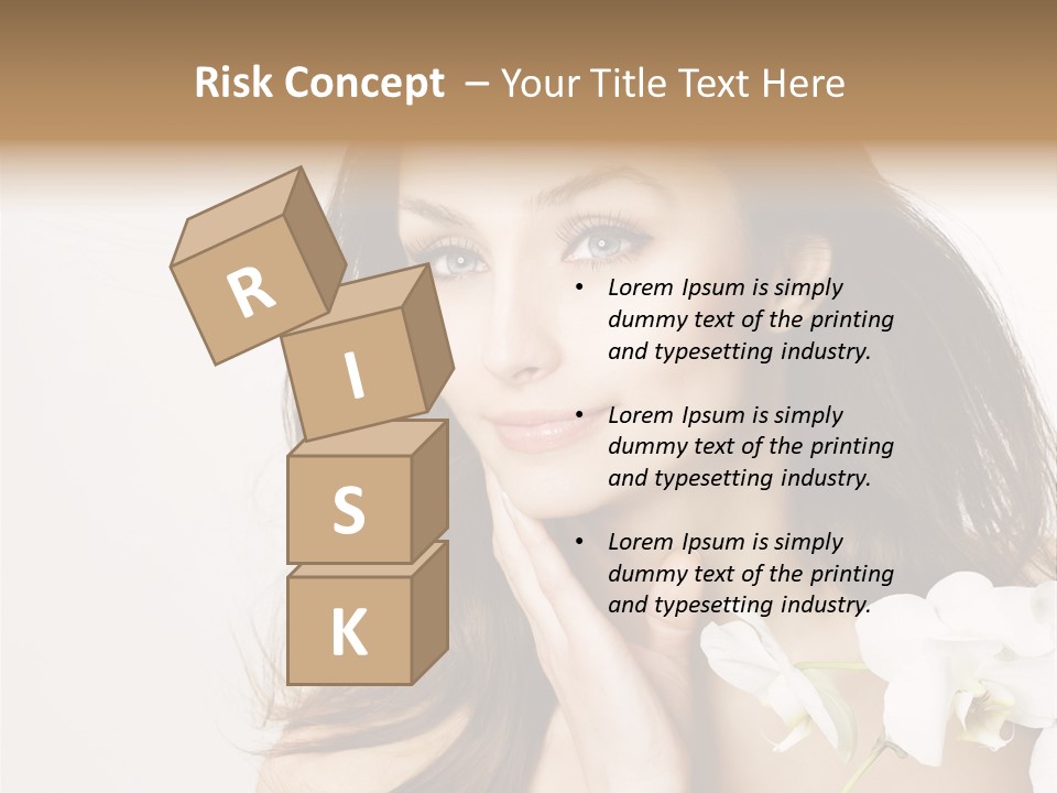 Age White Hair PowerPoint Template