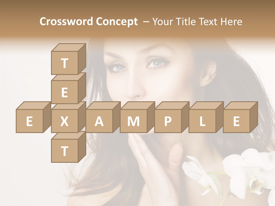 Age White Hair PowerPoint Template