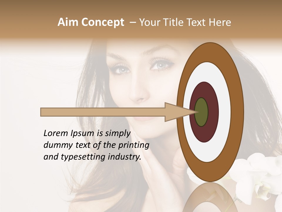 Age White Hair PowerPoint Template