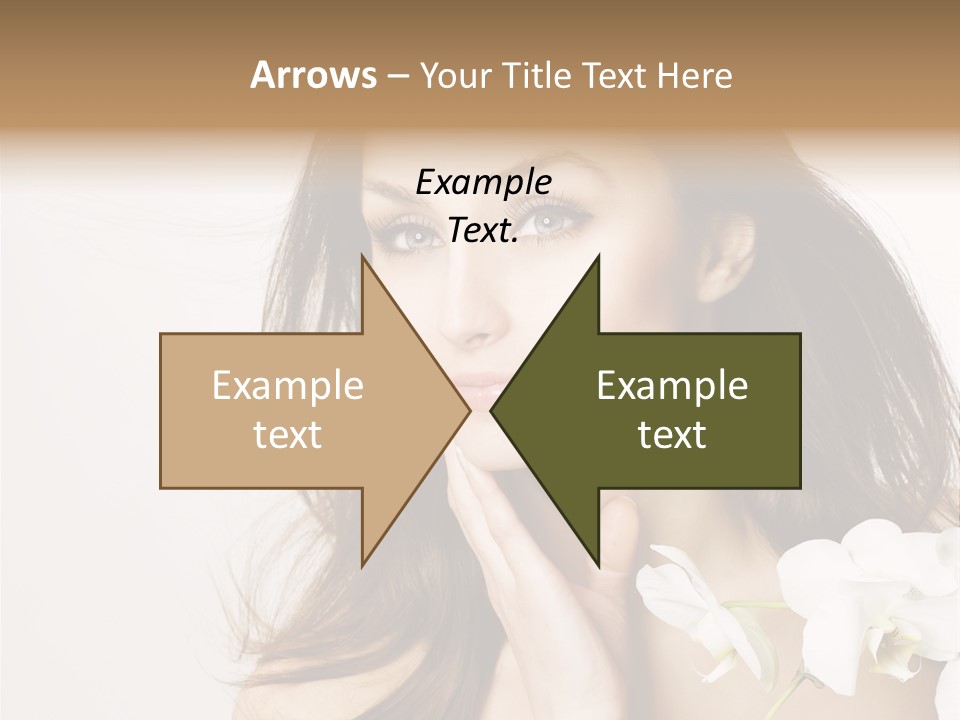 Age White Hair PowerPoint Template