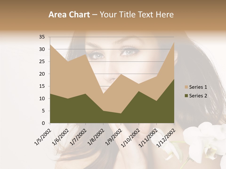 Age White Hair PowerPoint Template