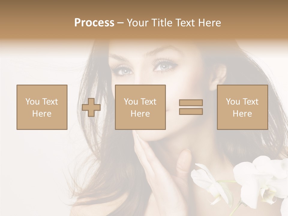 Age White Hair PowerPoint Template