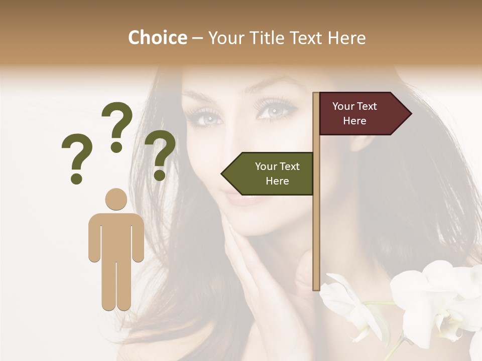 Age White Hair PowerPoint Template