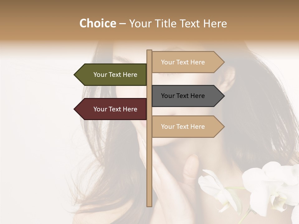 Age White Hair PowerPoint Template