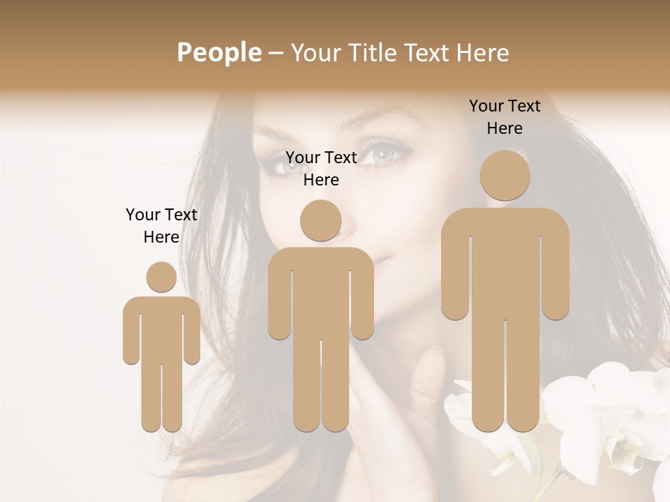 Age White Hair PowerPoint Template