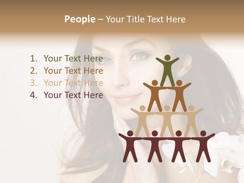 Age White Hair PowerPoint Template