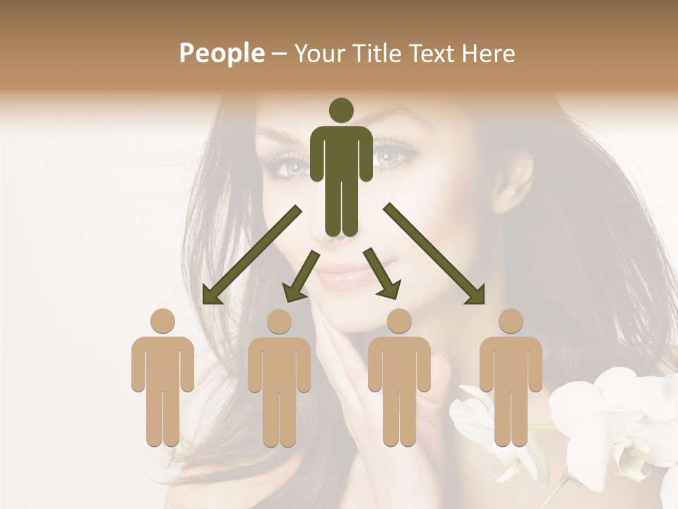 Age White Hair PowerPoint Template