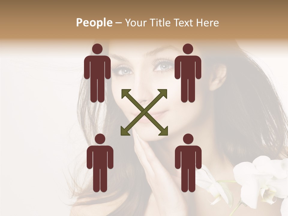 Age White Hair PowerPoint Template