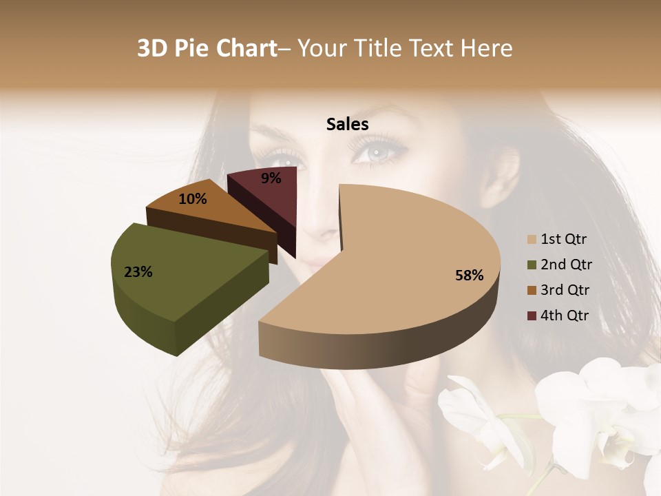 Age White Hair PowerPoint Template