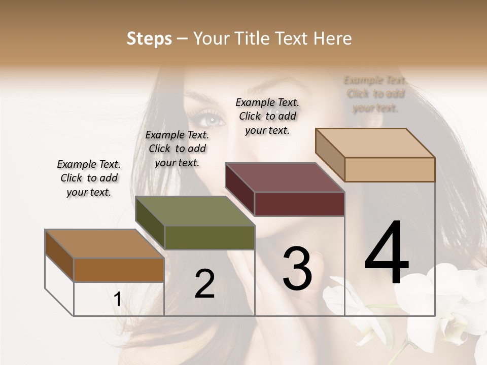 Age White Hair PowerPoint Template