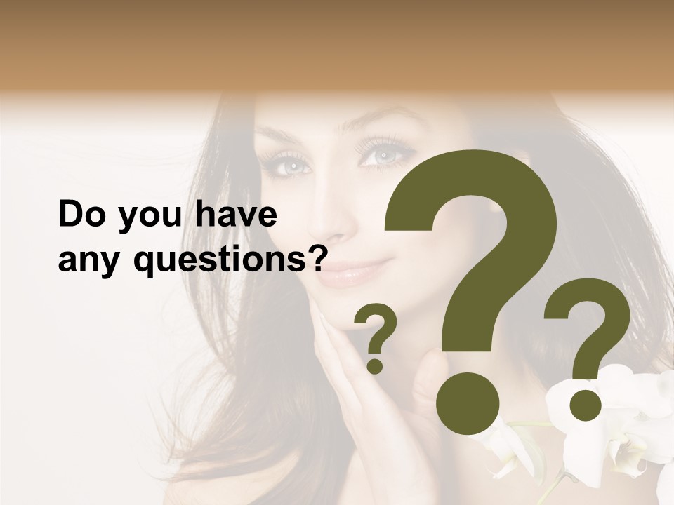 Age White Hair PowerPoint Template