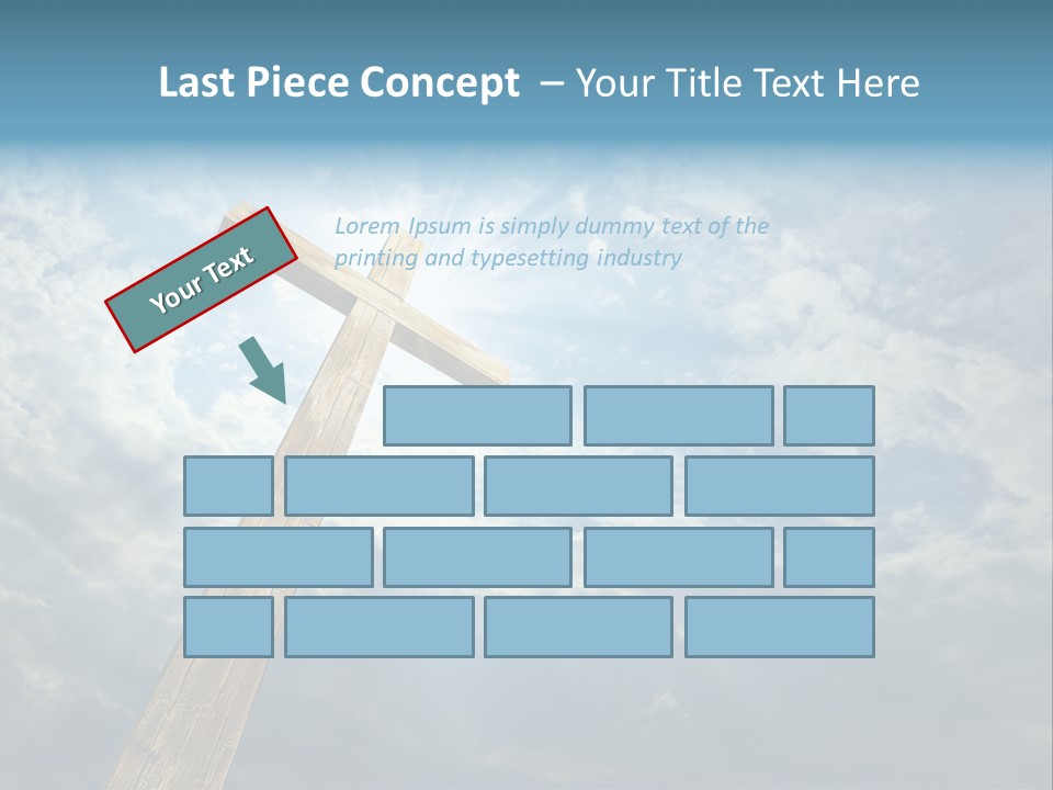Sky Spiritual Praying PowerPoint Template