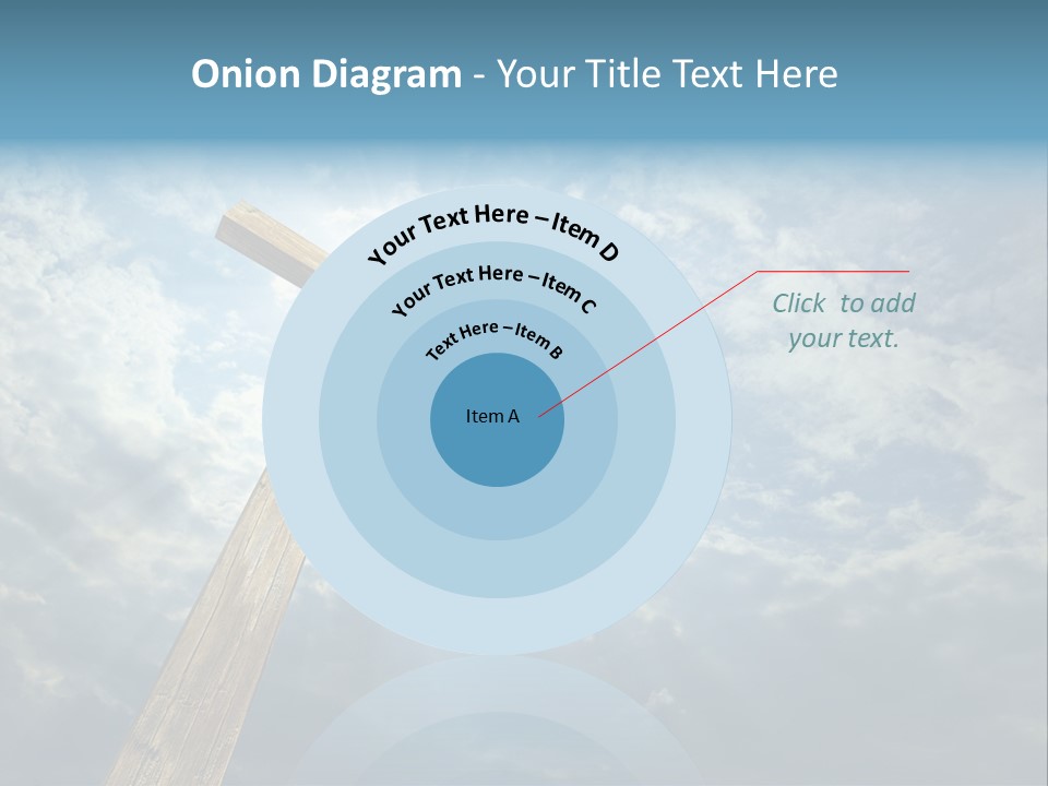 Sky Spiritual Praying PowerPoint Template