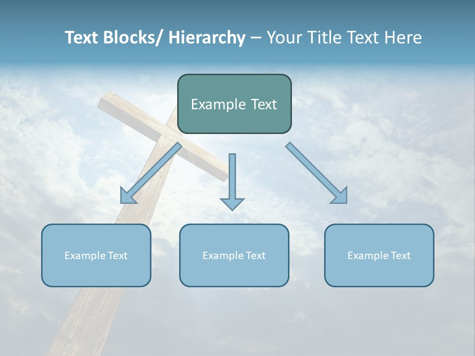 Sky Spiritual Praying PowerPoint Template